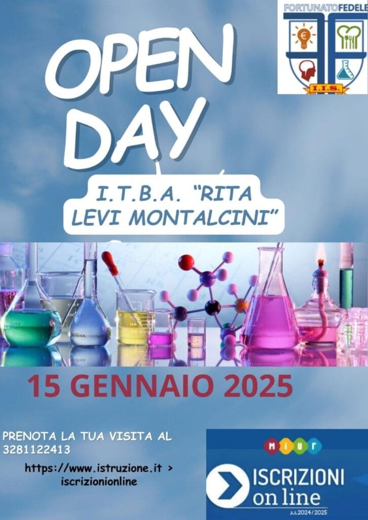 Open Day 15 Gennaio 2025 Istituto di Istruzione Superiore "FORTUNATO